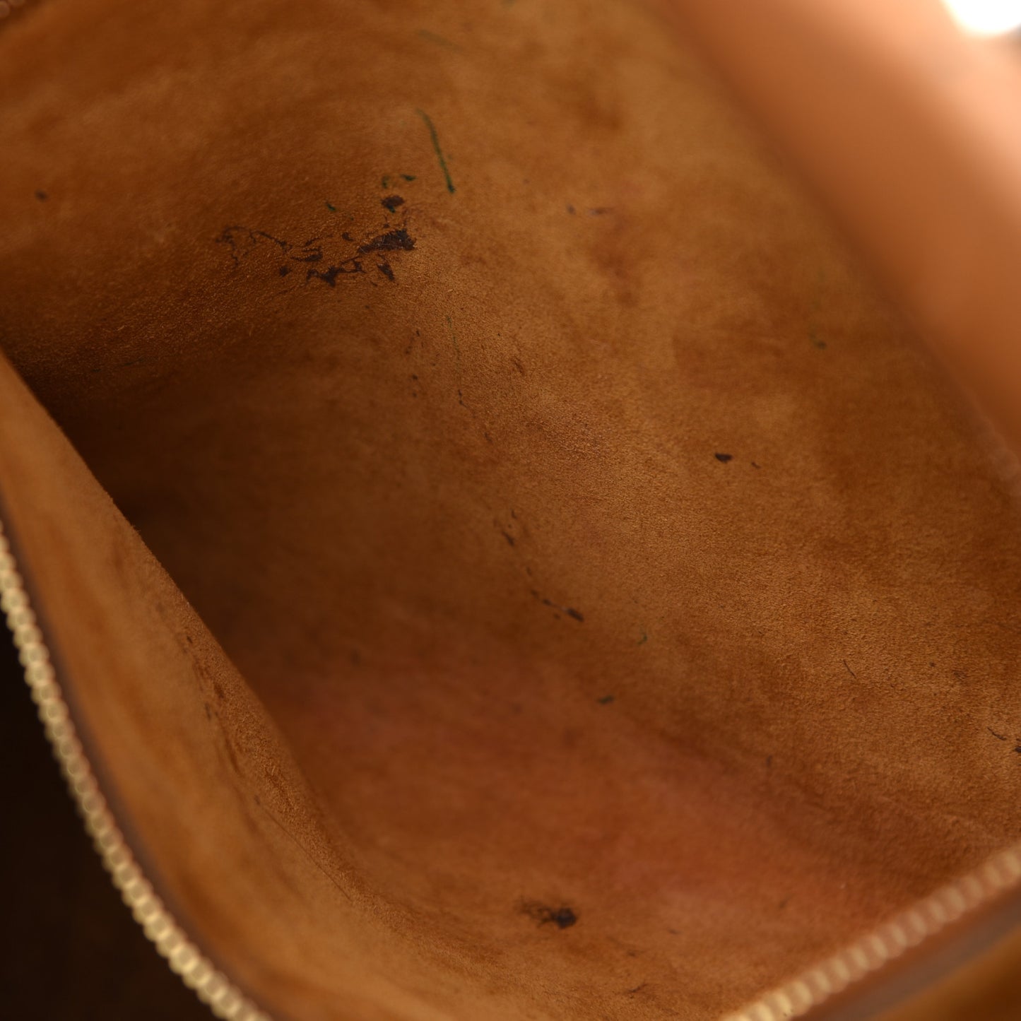 Monogram Cuir Orfevre Tote W PM Noisette