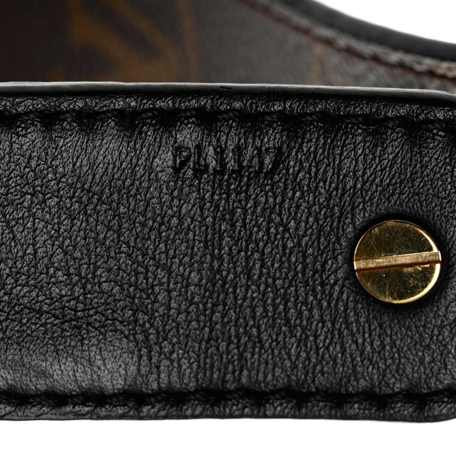 Louis Vuitton Monogram Bandouliere Shoulder Strap XL Black 4 of 7