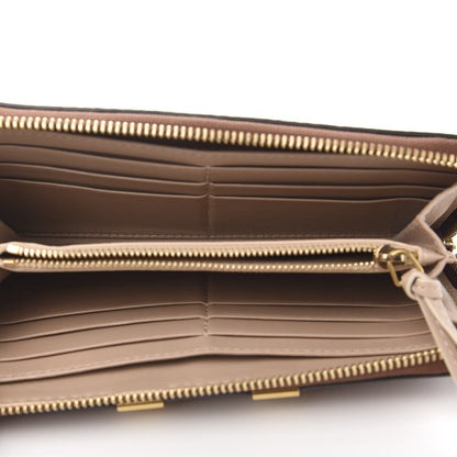 Chloe Grained Calfskin Long Zip Around Marcie Wallet Tan 5 of 6