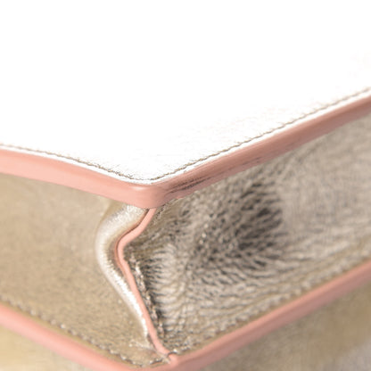 Fendi Vitello Catalan Mirror Scalloped Multi Studded Small Kan I Shoulder Bag Champagne 19 of 20