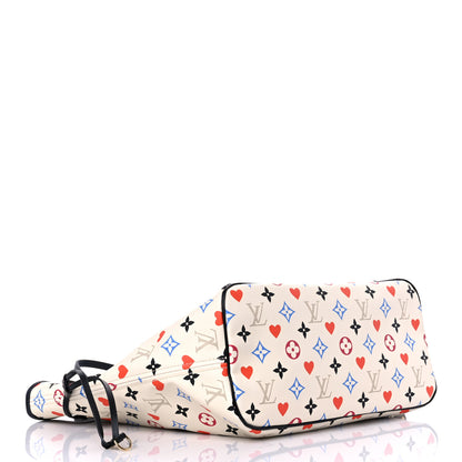 Louis Vuitton Game On Neverfull MM White 5 of 10