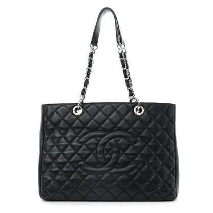Chanel Caviar Quilted Grand Shopping Tote GST Black 1 of 10