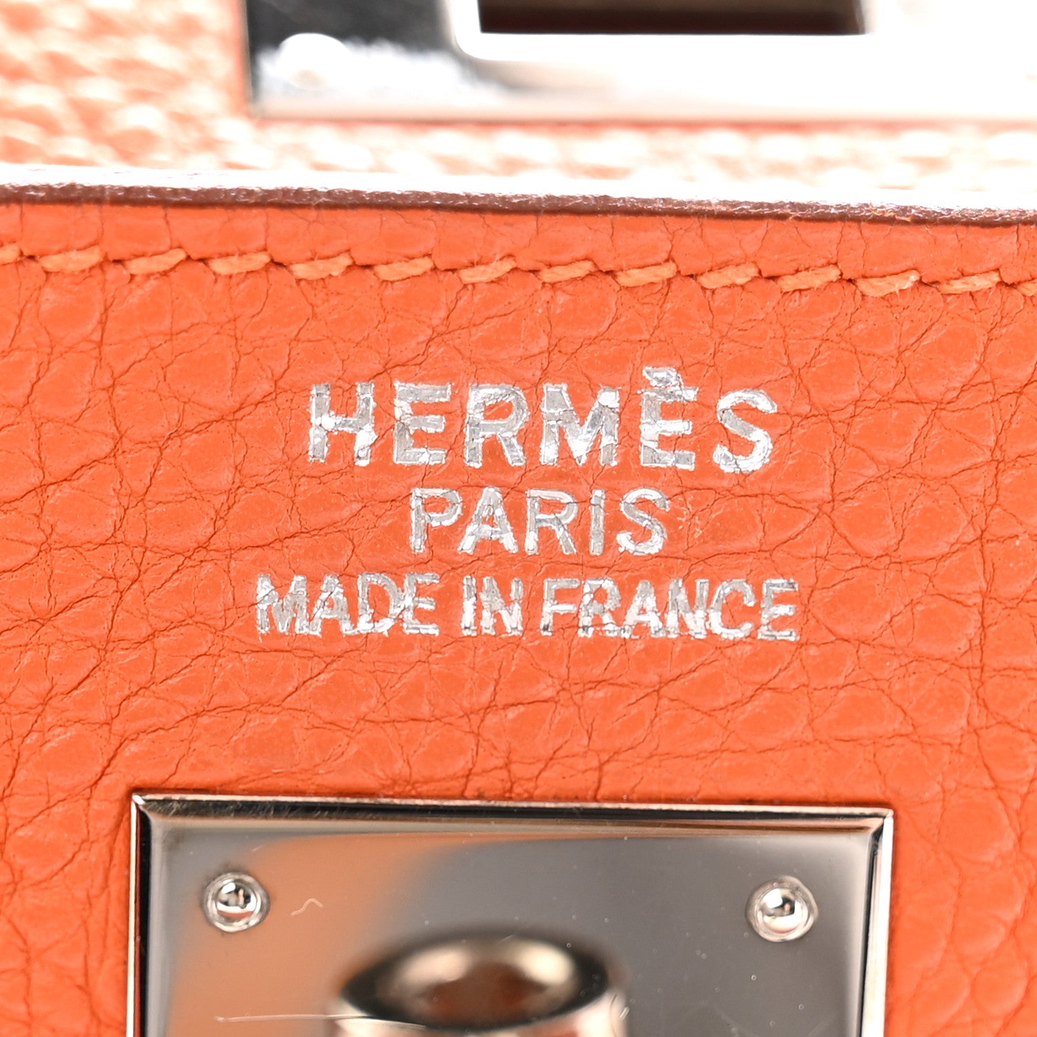 Hermes Togo Kelly Sellier 35 Orange 6 of 15