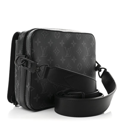 Louis Vuitton Monogram Eclipse Steamer Messenger 3 of 9