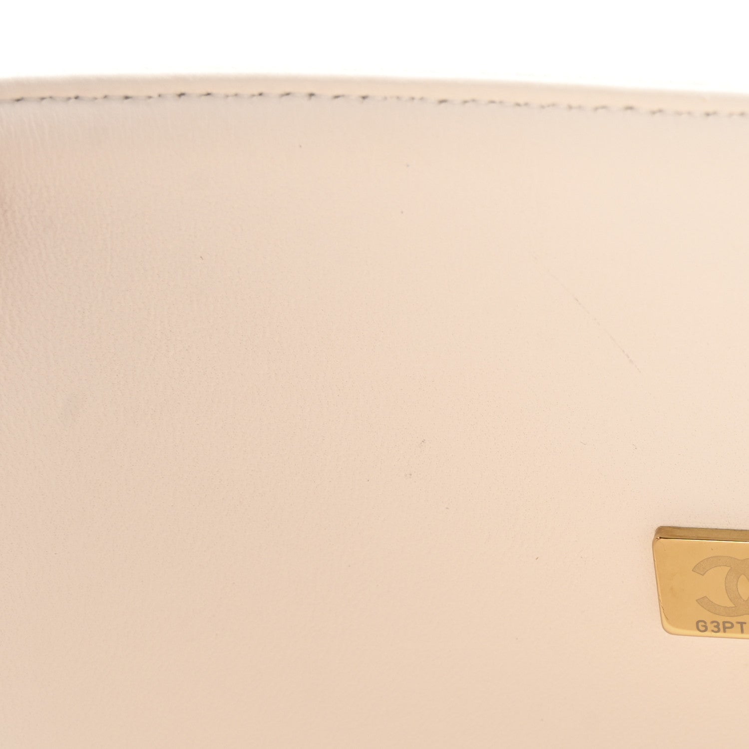 Chanel Caviar Quilted Jumbo Double Flap White 7 of 10
