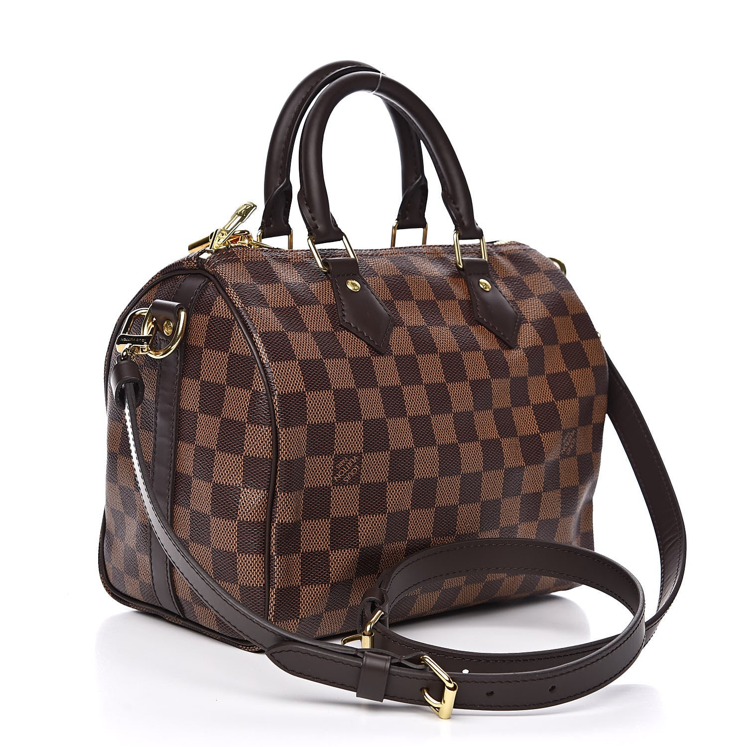 Louis Vuitton Damier Ebene Speedy Bandouliere 25 3 of 10