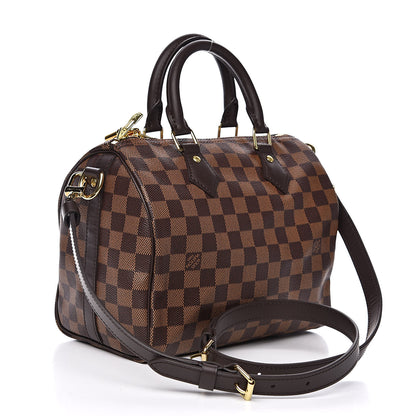 Louis Vuitton Damier Ebene Speedy Bandouliere 25 3 of 10