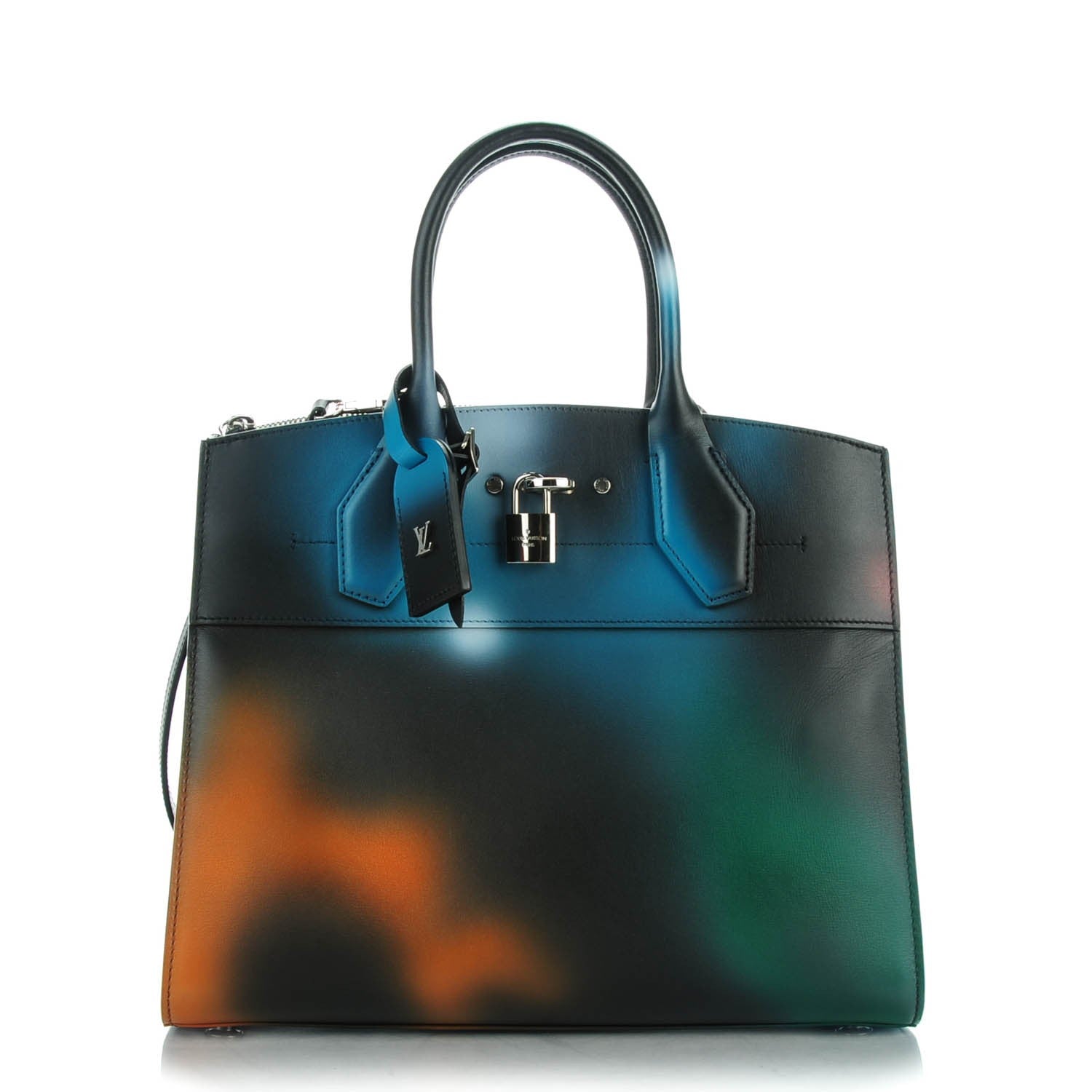 Louis Vuitton Calfskin Hologram City Steamer MM 1 of 7