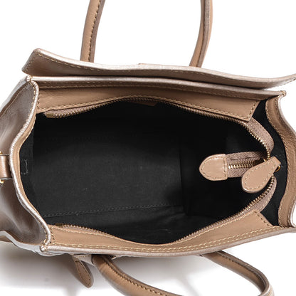 Celine Smooth Calfskin Nano Luggage Camel 5 of 9