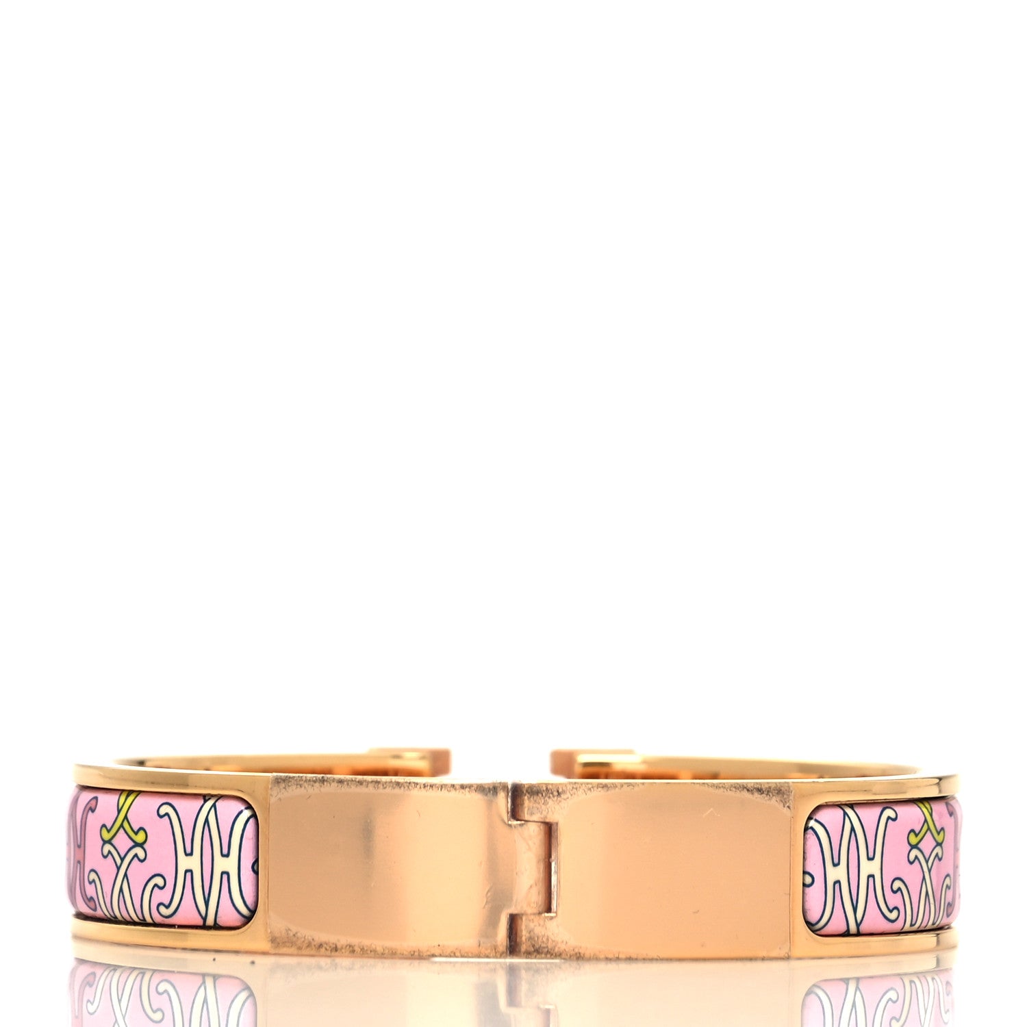 Hermes Enamel Narrow Print H Lift Clic Clac H Bracelet PM Patch 3 of 5