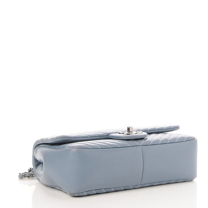 Chanel Lambskin Quilted Small CC Crossing Flap Light Blue 4 of 8