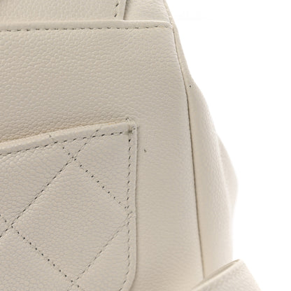 Chanel Caviar Quilted Business Affinity Backpack White 11 of 14
