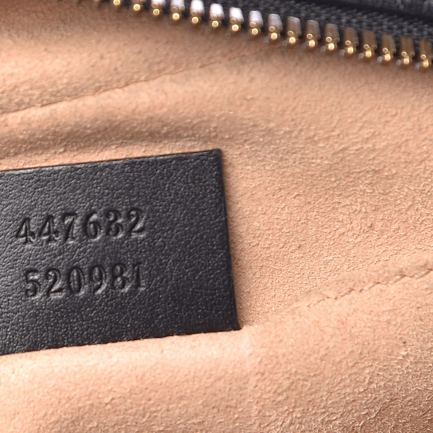 Gucci Calfskin Matelasse Small GG Marmont Chain Shoulder Bag Black 7 of 14