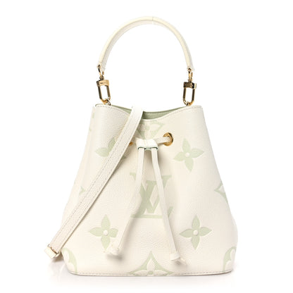 Louis Vuitton Empreinte Monogram Giant Neonoe BB Latte Matcha 1 of 12