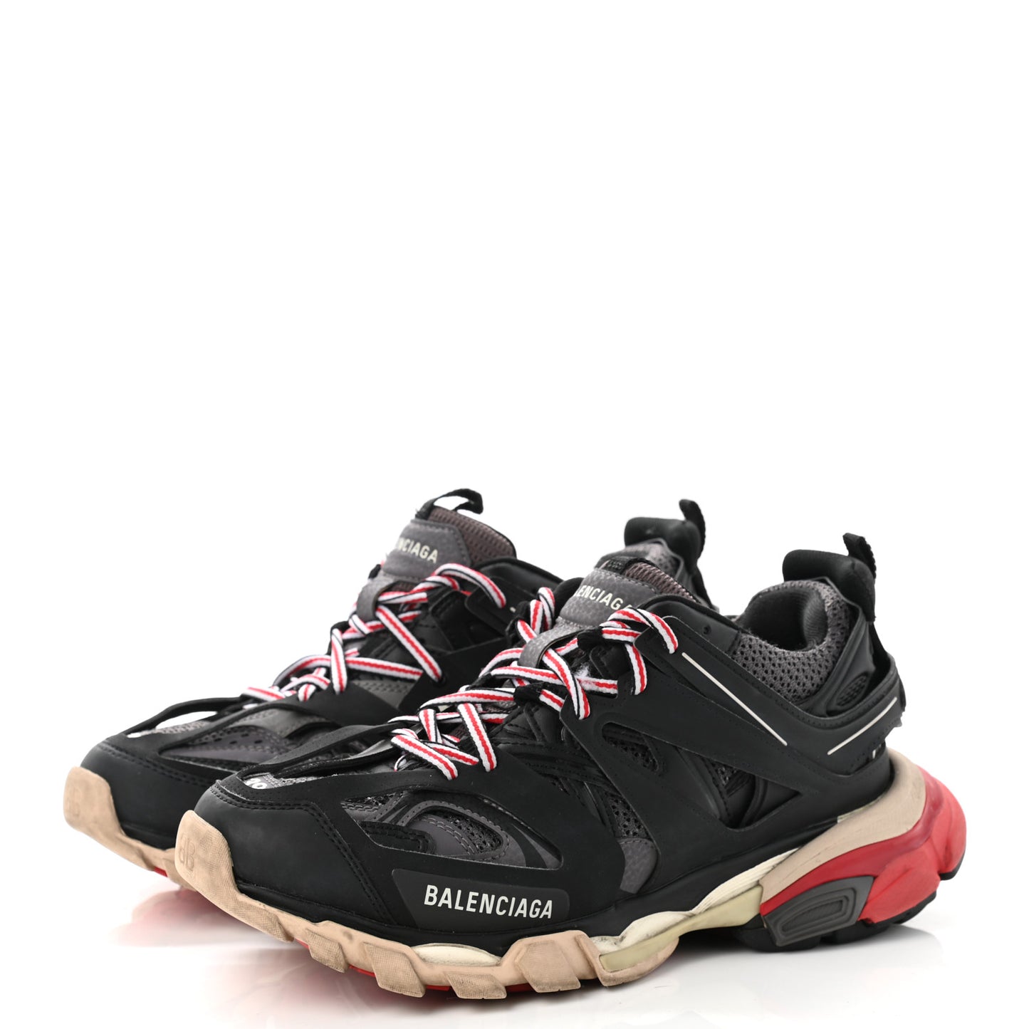 Mesh Nylon Womens Track Sneakers 39 Black Gris