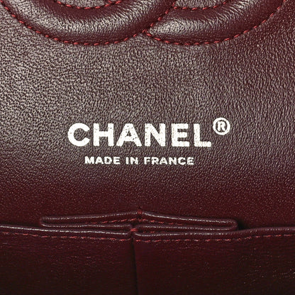 Chanel Lambskin Quilted Medium Double Flap Black 6 of 14