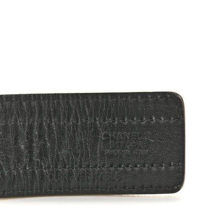 Chanel Metallic Lambskin Pearl CC Belt 80 32 Gold 5 of 7