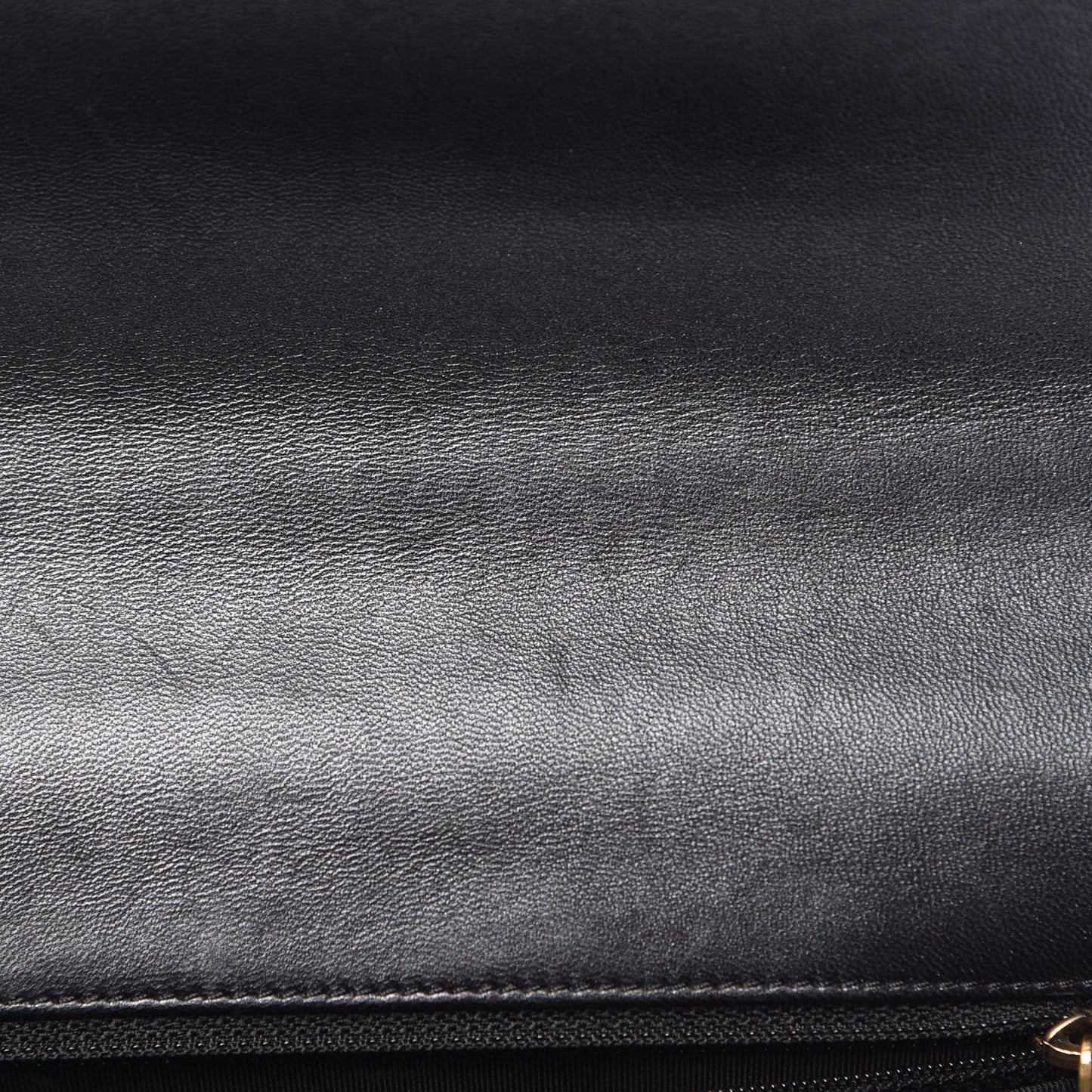 Metallic Lambskin Quilted New Medium Boy Flap Black