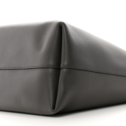 Saint Laurent Calfskin Large Shopping Tote Storm 11 of 13