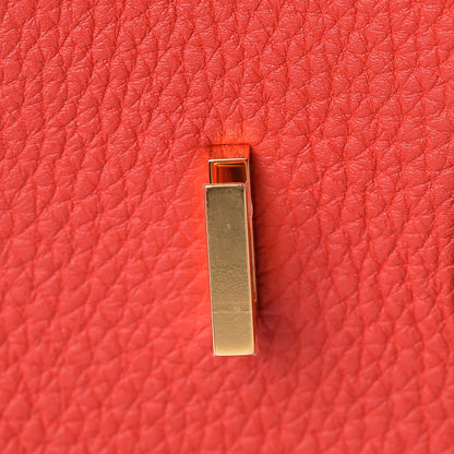 Hermes Togo Birkin 25 Rouge De Coeur 23 of 35