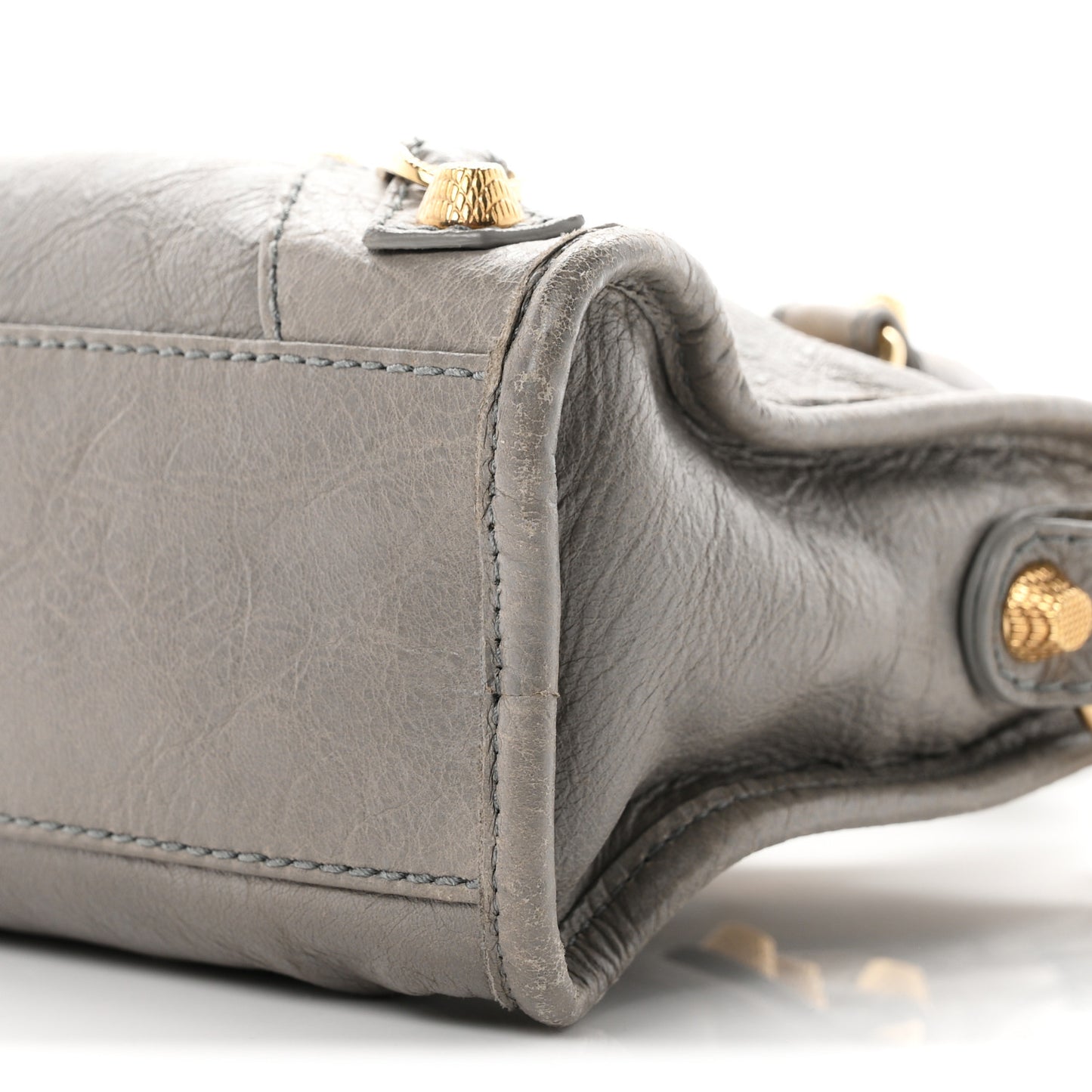 Agneau Giant 12 Gold Hardware Mini City Gris Pyrite