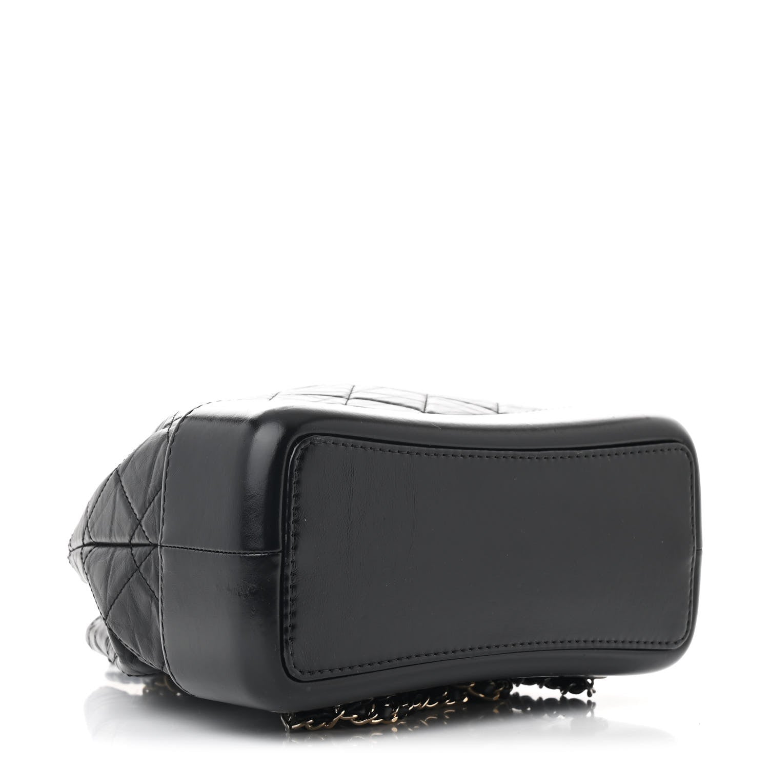 Chanel Aged Calfskin Quilted Small Gabrielle Backpack Black 4 of 12