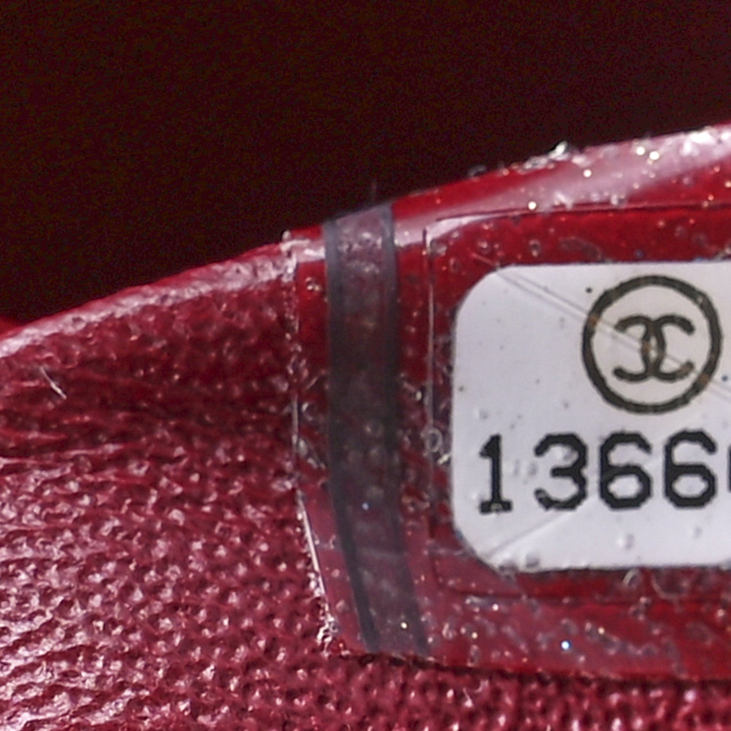 Chanel Caviar Quilted Jumbo Single Flap Dark Red 8 of 12