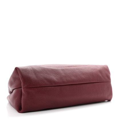 Gucci Grained Calfskin Softbit Maxi Shoulder Bag Rosso Ancora Red 5 of 11