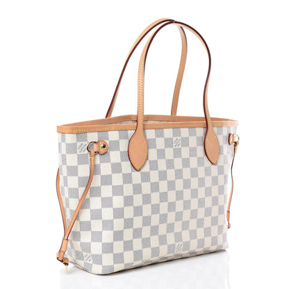 Louis Vuitton Damier Azur Neverfull PM 3 of 9