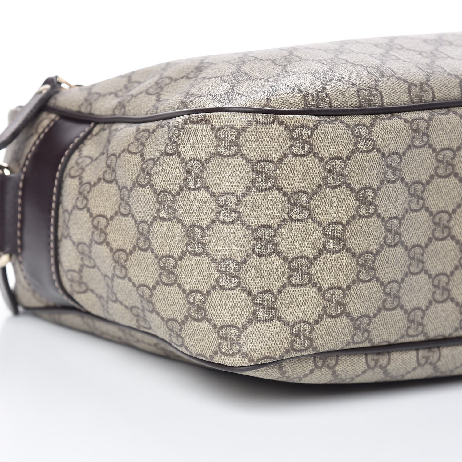 Gucci GG Plus Monogram Large Messenger Bag Dark Brown 10 of 12