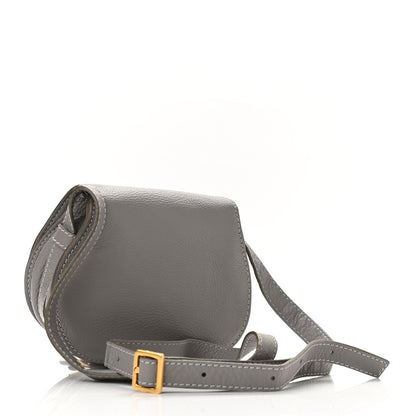 Chloe Calfskin Mini Marcie Round Crossbody Bag Cashmere Grey 2 of 11
