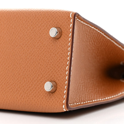 Hermes Epsom Mini Kelly Sellier 20 Gold 8 of 11