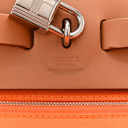 Hermes Toile Vache Hunter Herbag Zip 31 PM Orange 7 of 11