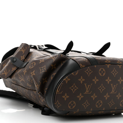 Louis Vuitton Monogram Macassar Christopher MM Backpack 9 of 10
