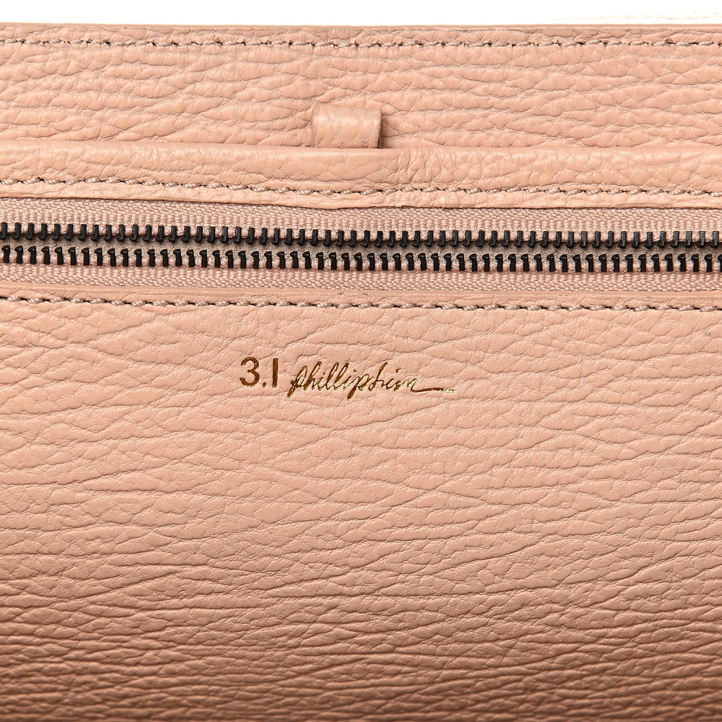 3.1 Textured Calfskin Large Pashli Satchel Blush