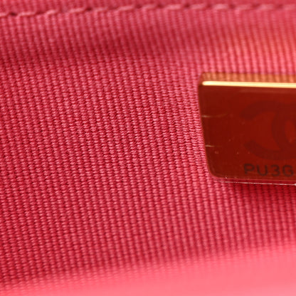 Chanel Caviar Quilted Wallet On Chain WOC Dark Pink 8 of 11