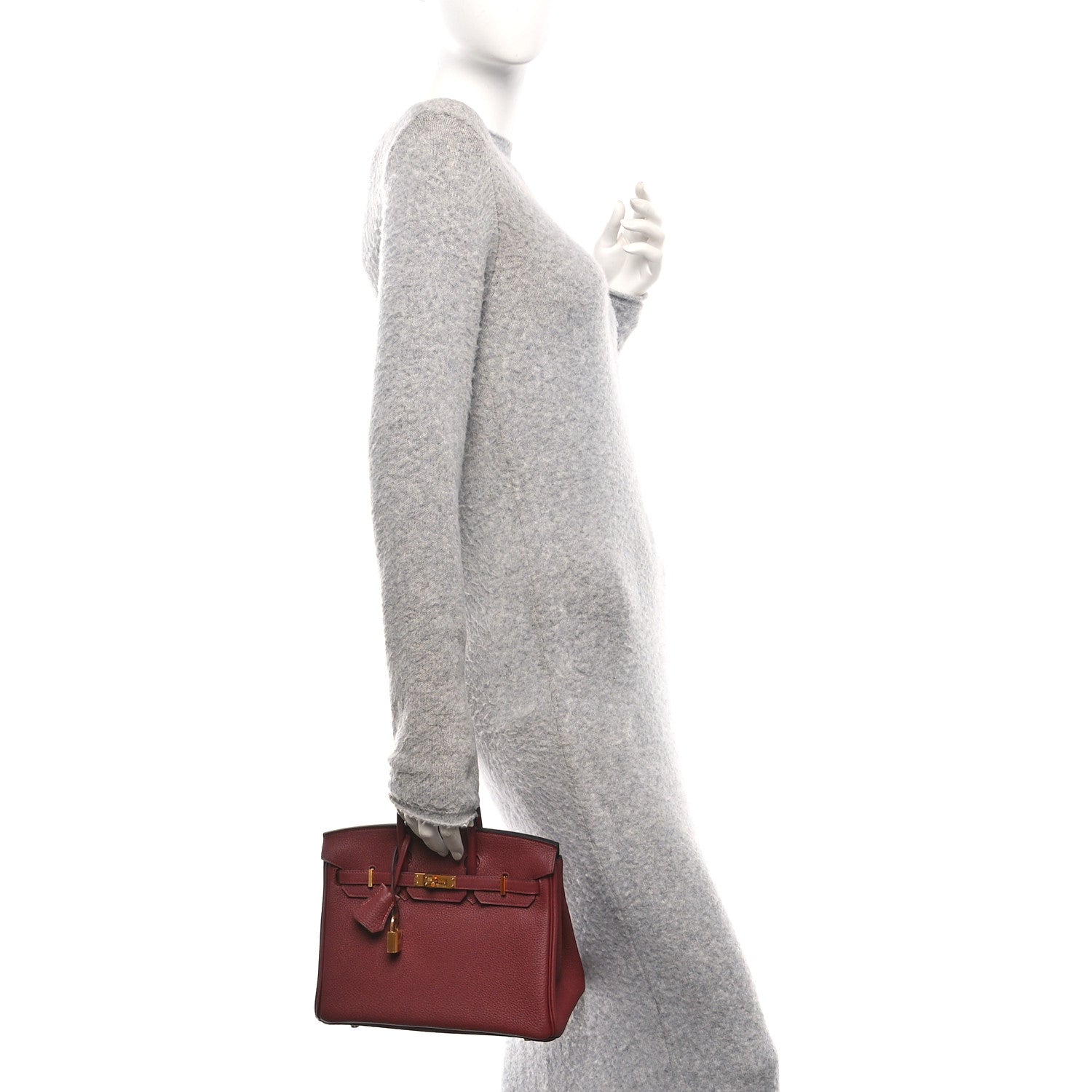 Hermes Togo Birkin 25 Rouge H 3 of 19