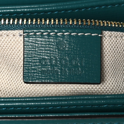 Gucci Azalea Calfskin Horsebit 1955 Shoulder Bag Imperial Blue Pavone 7 of 12
