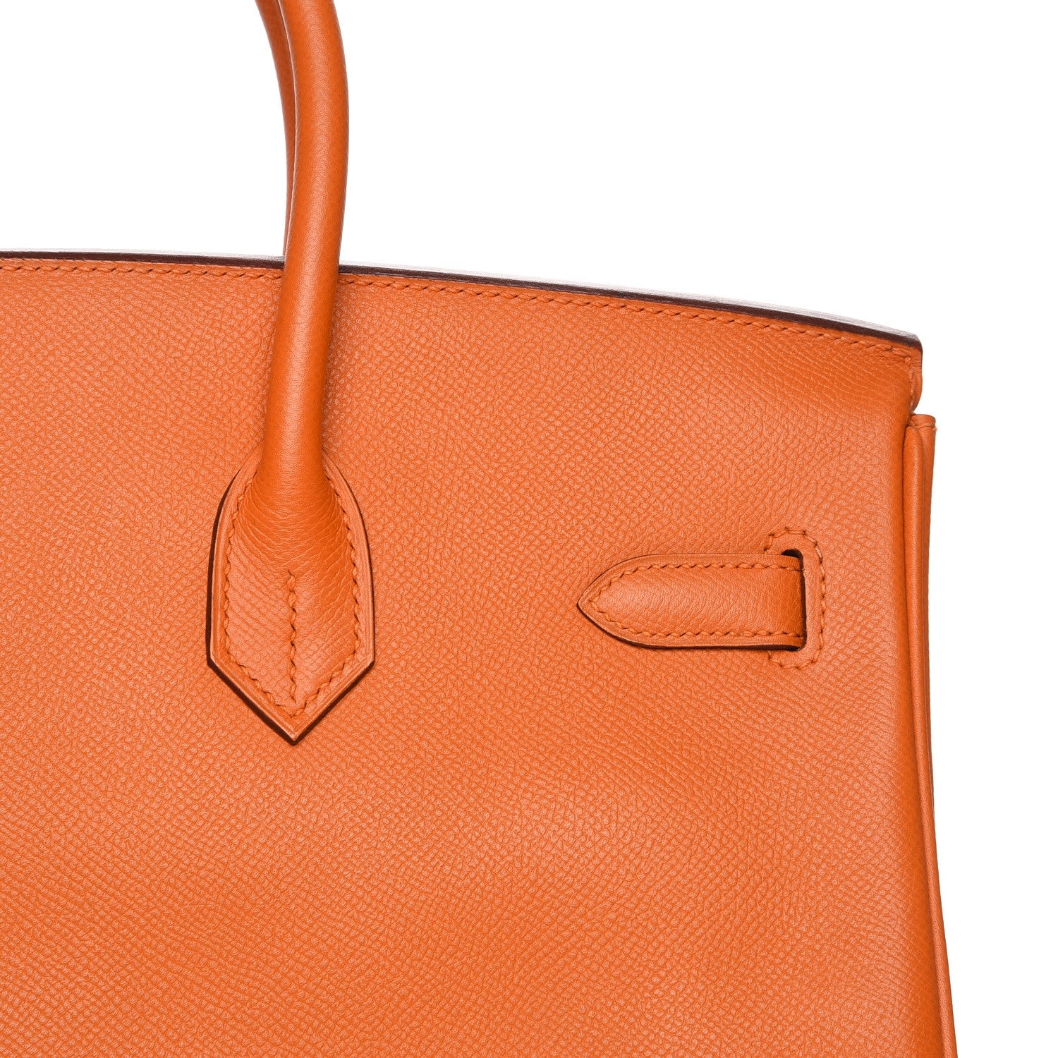 Hermes Epsom Birkin 35 Orange 7 of 31