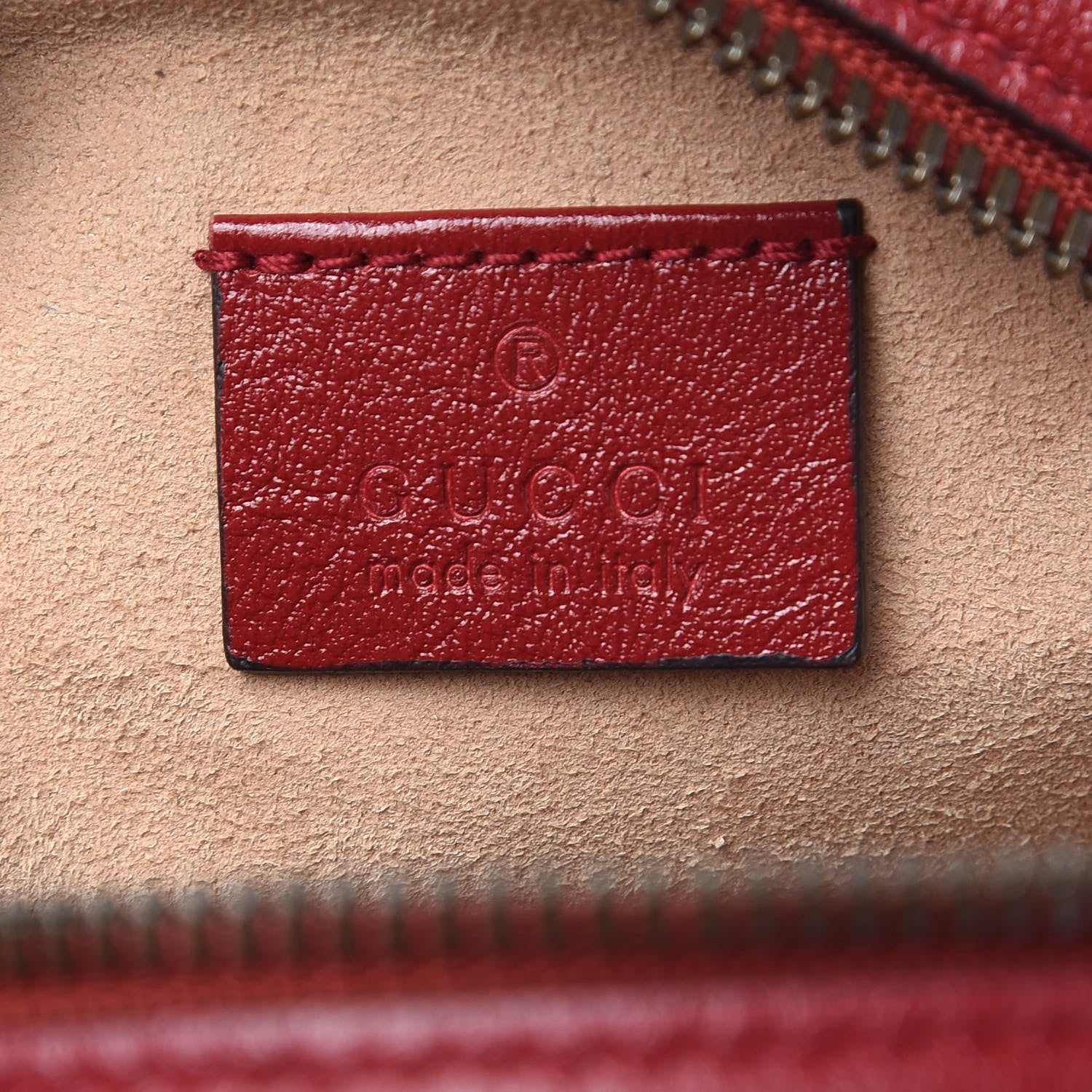 Gucci Glazed Calfskin Matelasse Heart Mini GG Marmont Round Shoulder Bag Romantic Cerise 5 of 9