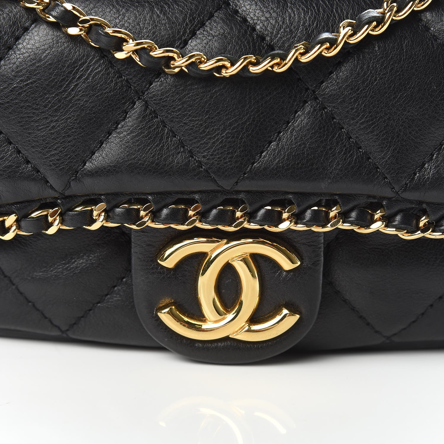 Chanel Calfskin Mini Chain Me Flap Black 12 of 12