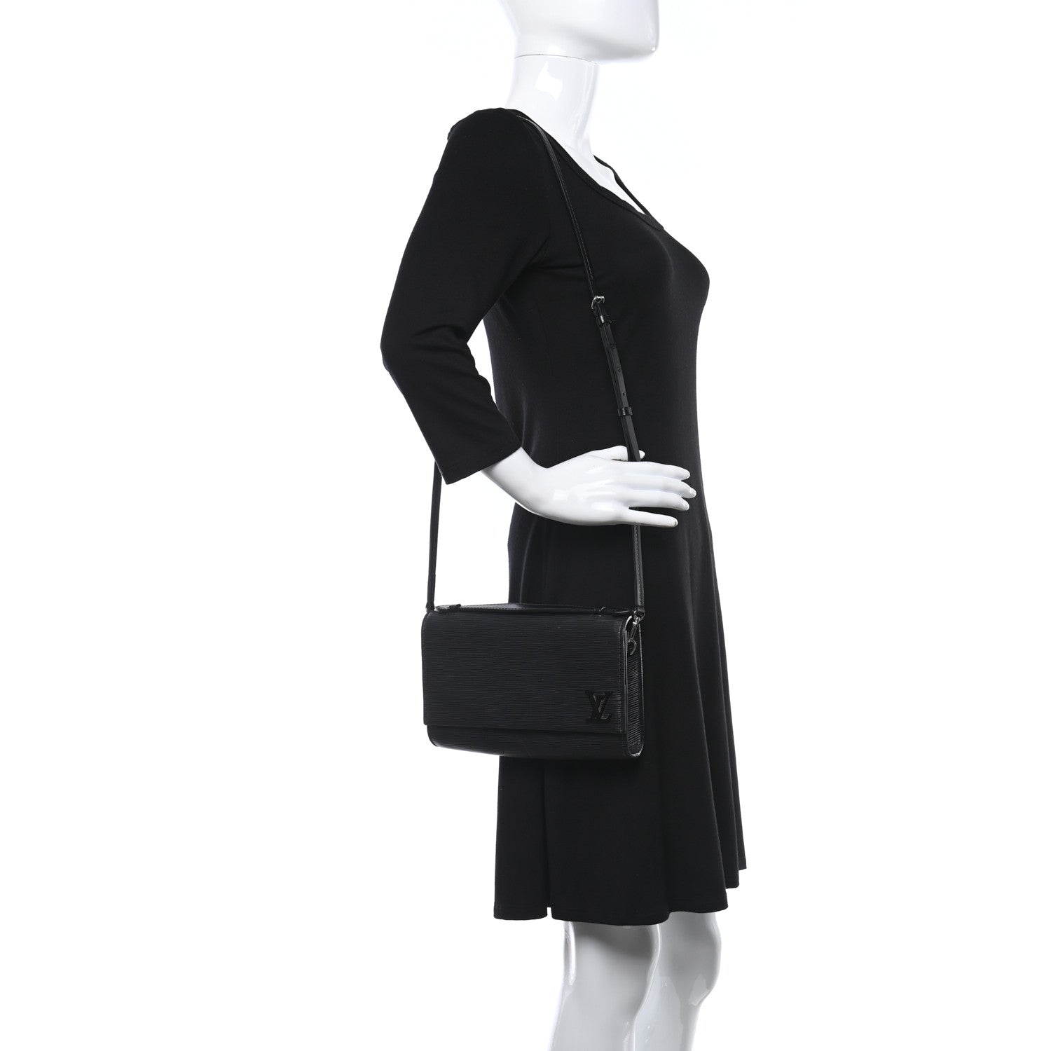 Louis Vuitton Epi Clery Black 2 of 10