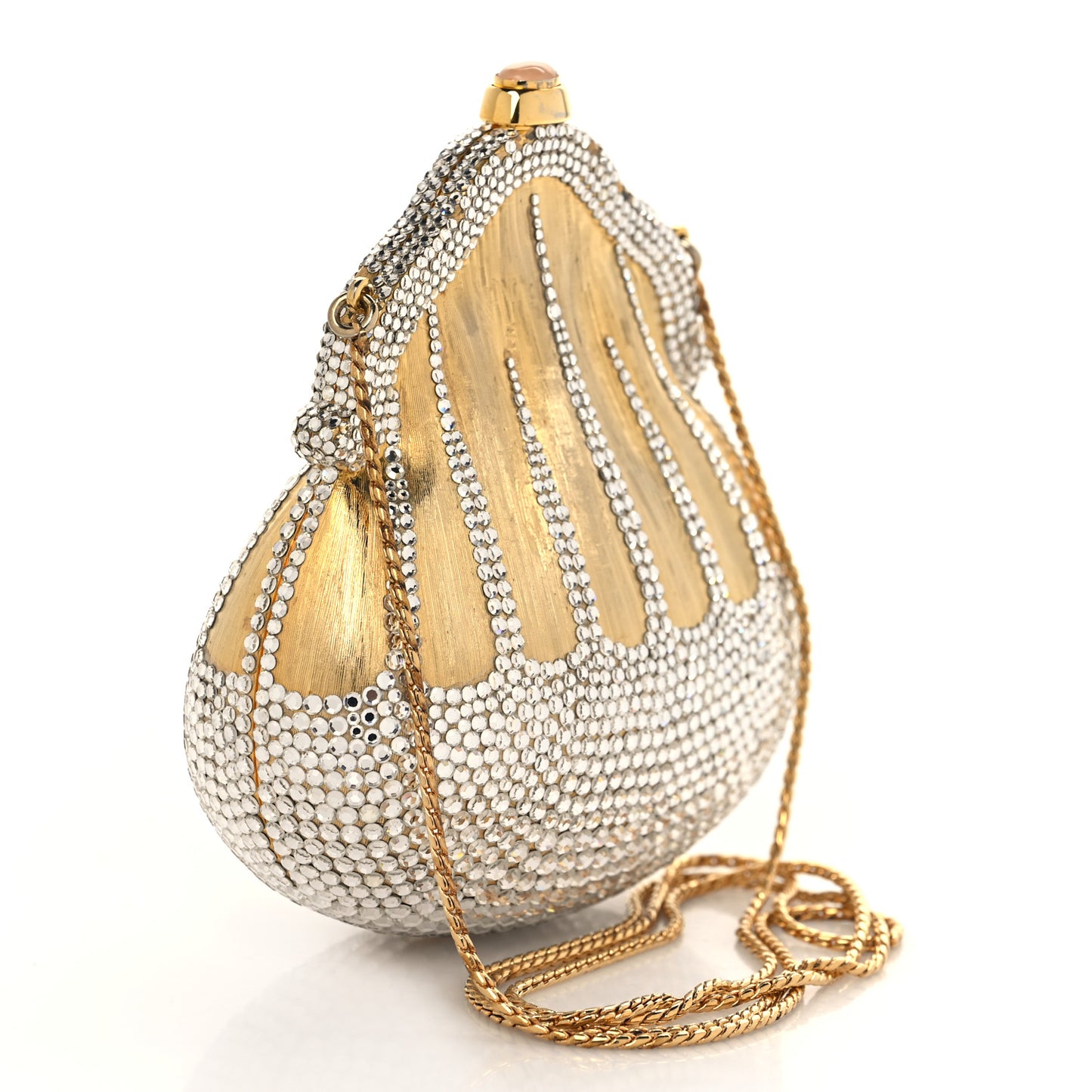 Swarovski Crystal Chatelaine Minaudiere Gold