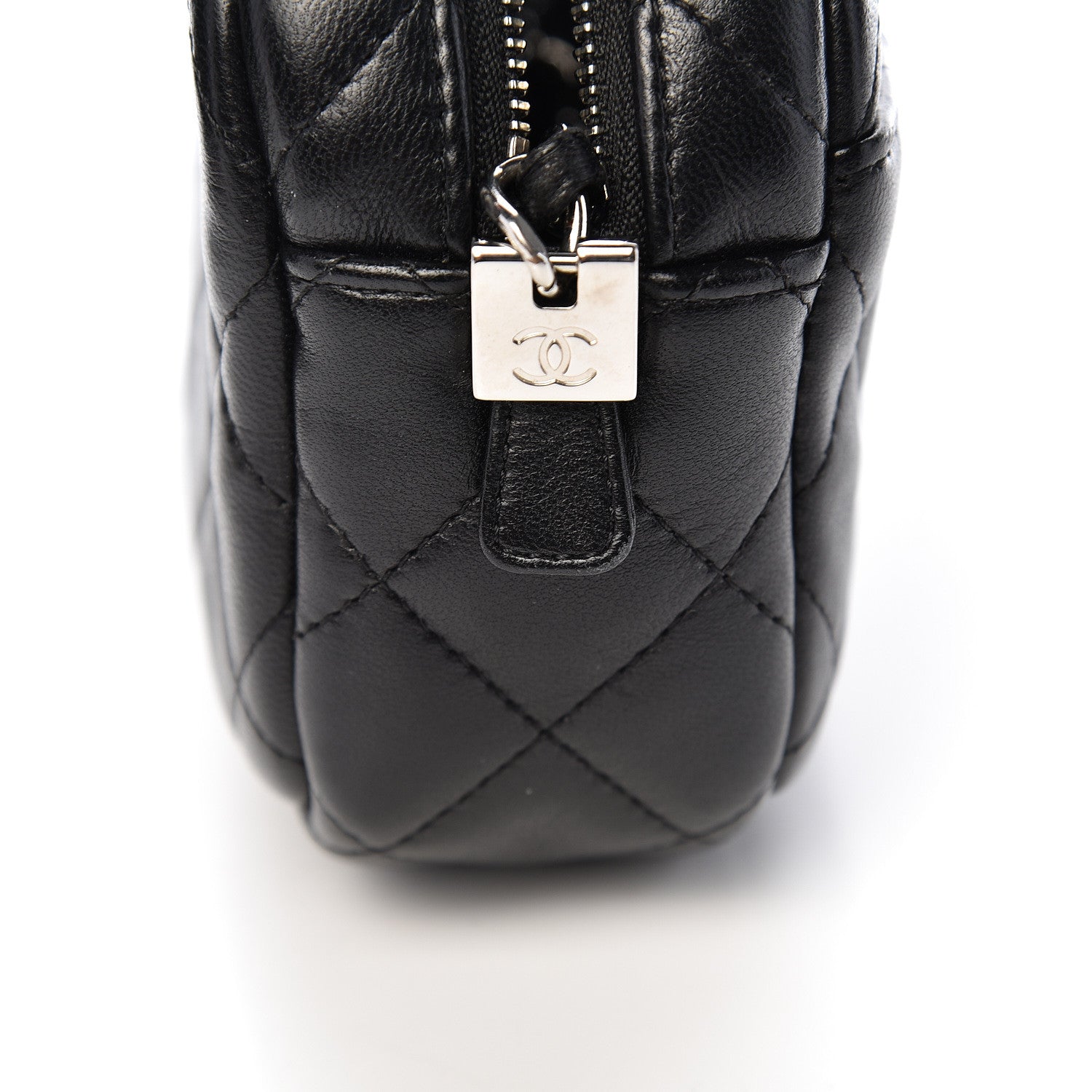 Chanel Lambskin Quilted Small Timeless Camera Case Black 16 of 18