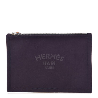 Hermes Toile Flat Yachting Pouch Nocturne 1 of 7
