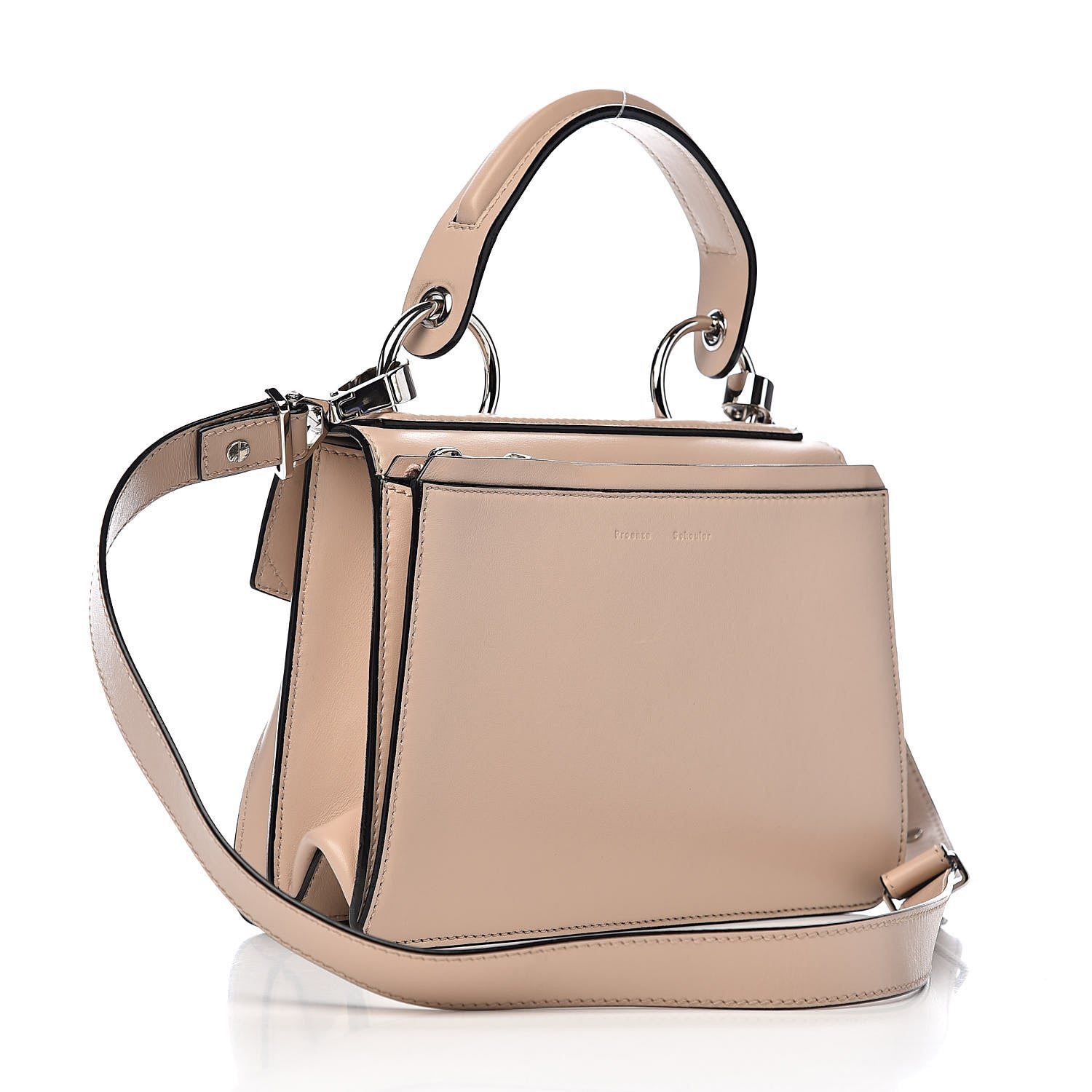 Proenza Schouler Calfskin Small Hava Top Handle Bag Sand 3 of 12