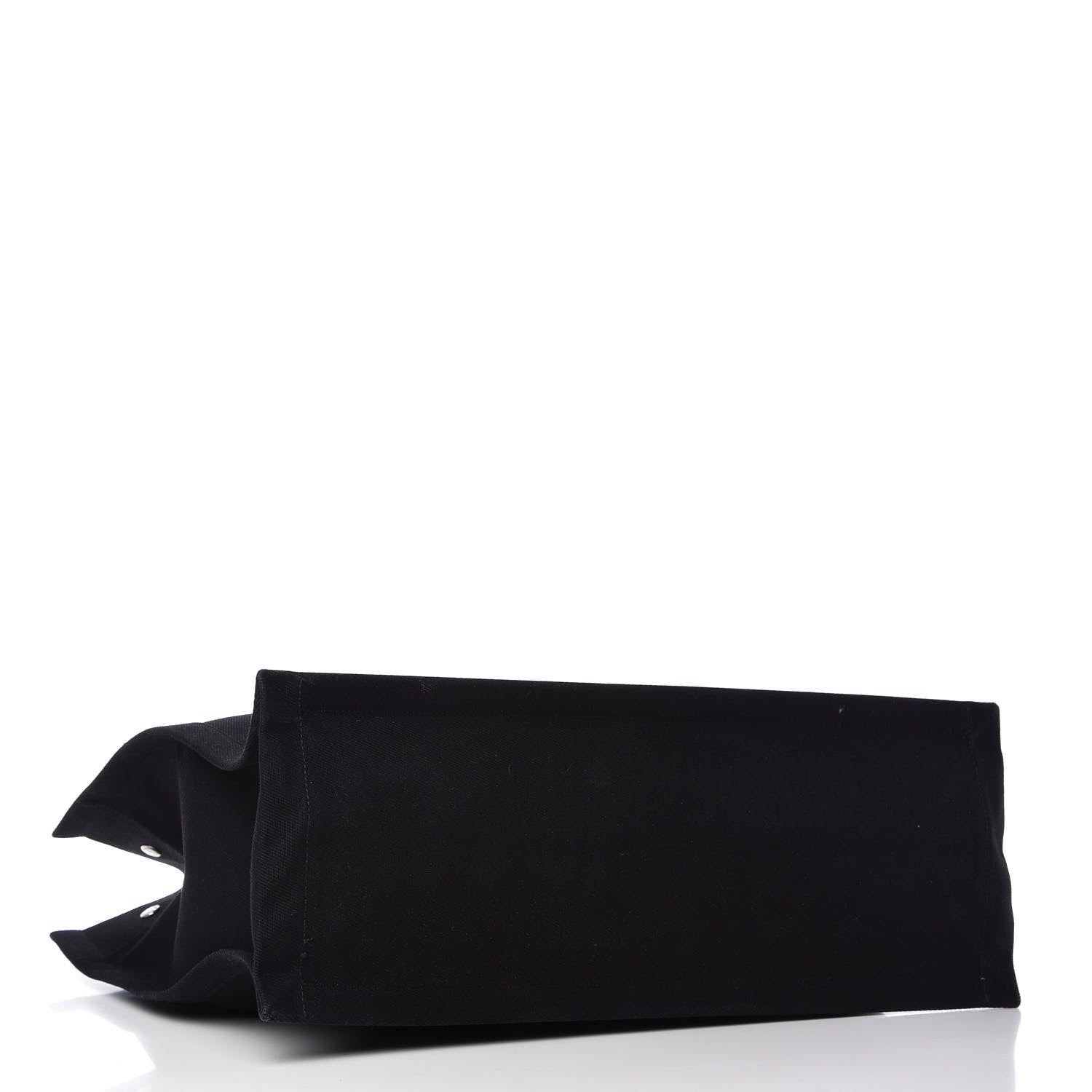 Saint Laurent Linen Calfskin Rive Gauche Tote Black 4 of 9