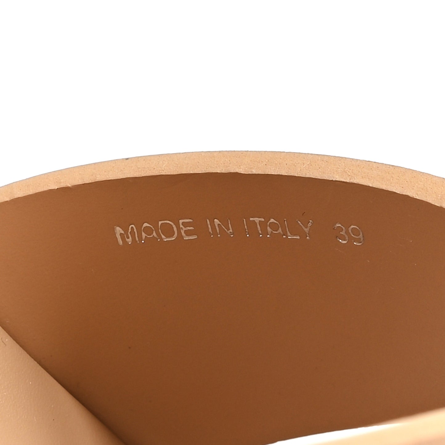 Foam Rubber Metal Triangle Logo Monolith 55mm Soft Cage Sandals 39 Orzo