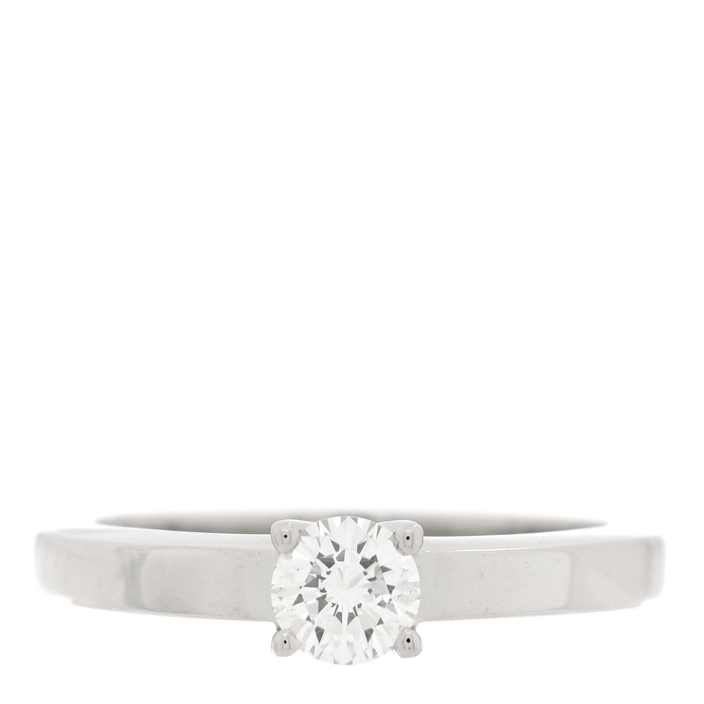 Platinum Diamond .31ct Solitaire Engagement Ring  49 4.75