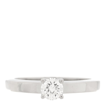 Cartier Platinum Diamond .31ct Solitaire Engagement Ring  49 4.75 1 of 5